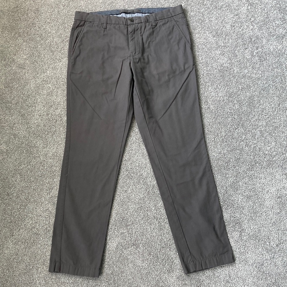 T.M. Lewin Casual Collection Grey Chino Pants